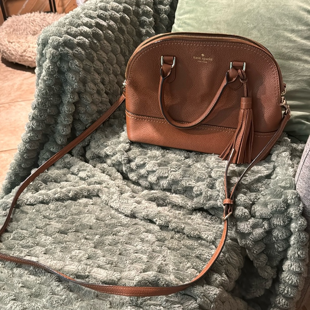 leather Kate spade bag